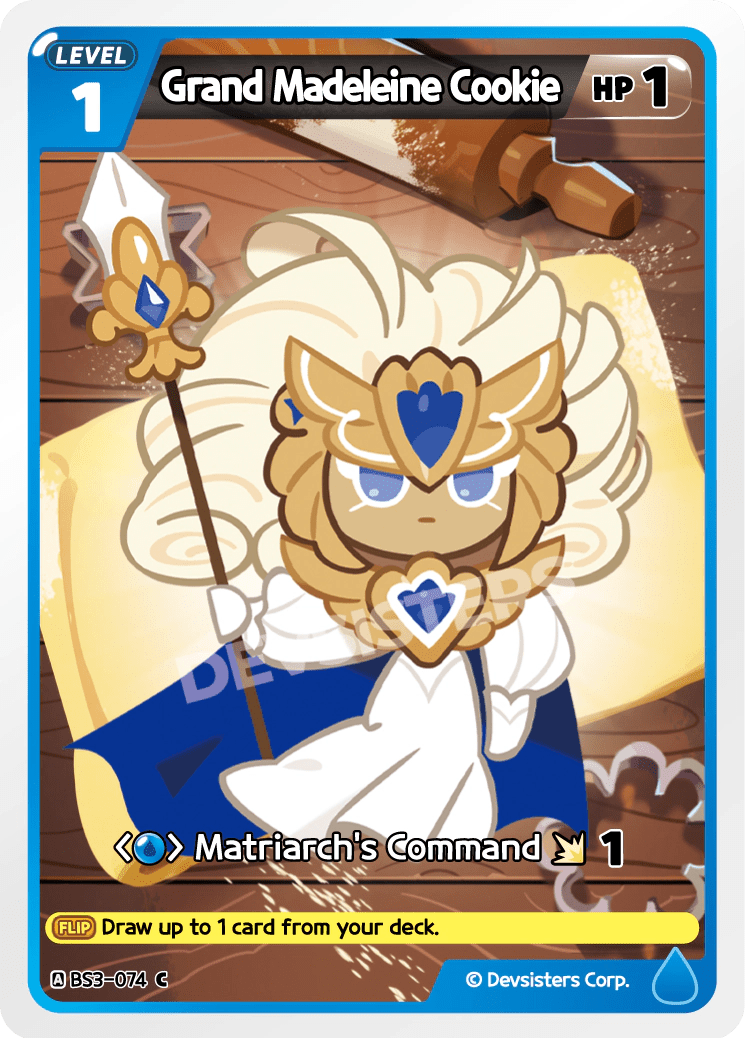 Grand Madeleine Cookie - [BS3 - 074] (Age of Heroes and Kingdoms - C) Near Mint - Nick Nack's Full Frontal Attack