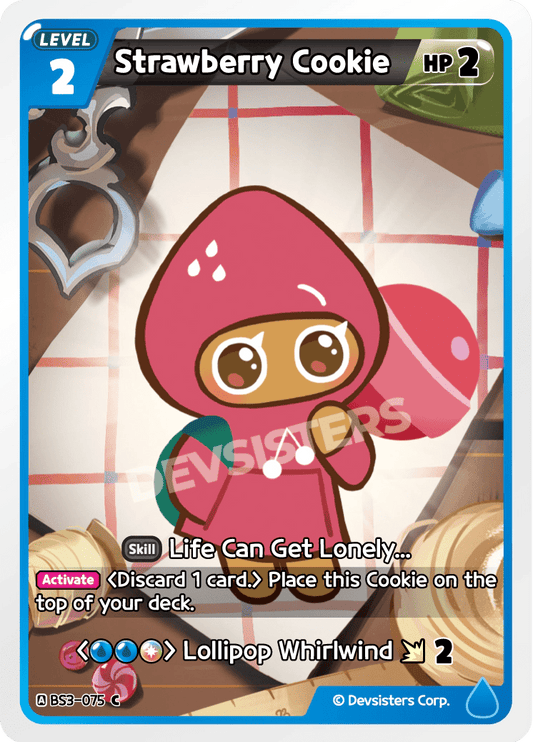 Strawberry Cookie - [BS3 - 075] (Age of Heroes and Kingdoms - C) Near Mint - Nick Nack's Full Frontal Attack