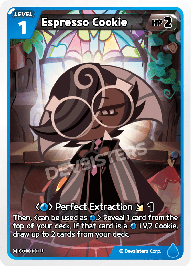 Espresso Cookie - [BS3 - 080] (Age of Heroes and Kingdoms - UC) Near Mint - Nick Nack's Full Frontal Attack