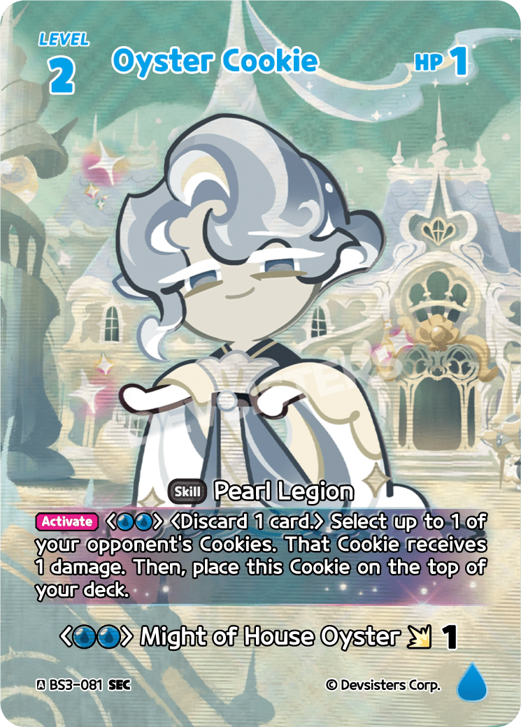 Oyster Cookie - [BS3 - 081] (Age of Heroes and Kingdoms - SEC) Near Mint - Nick Nack's Full Frontal Attack