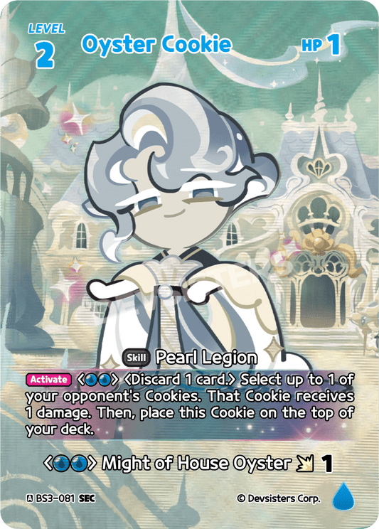 Oyster Cookie - [BS3 - 081] (Age of Heroes and Kingdoms - SEC) Near Mint - Nick Nack's Full Frontal Attack
