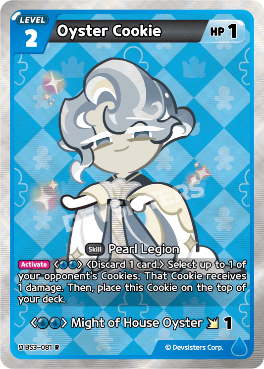Oyster Cookie - [BS3 - 081] (Age of Heroes and Kingdoms - R) Near Mint - Nick Nack's Full Frontal Attack