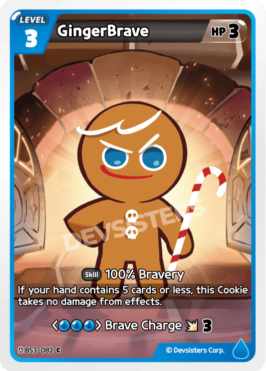 Gingerbrave - [BS3 - 082] (Age of Heroes and Kingdoms - C) Near Mint - Nick Nack's Full Frontal Attack