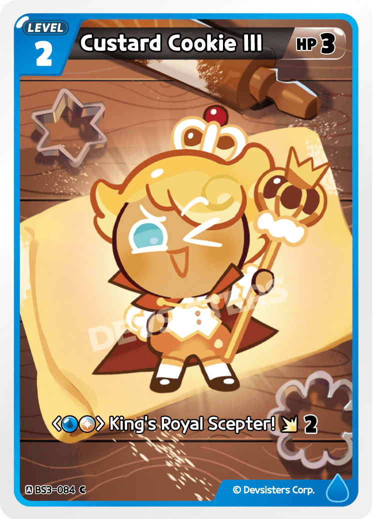 Custard Cookie Iii - [BS3 - 084] (Age of Heroes and Kingdoms - C) Near Mint - Nick Nack's Full Frontal Attack