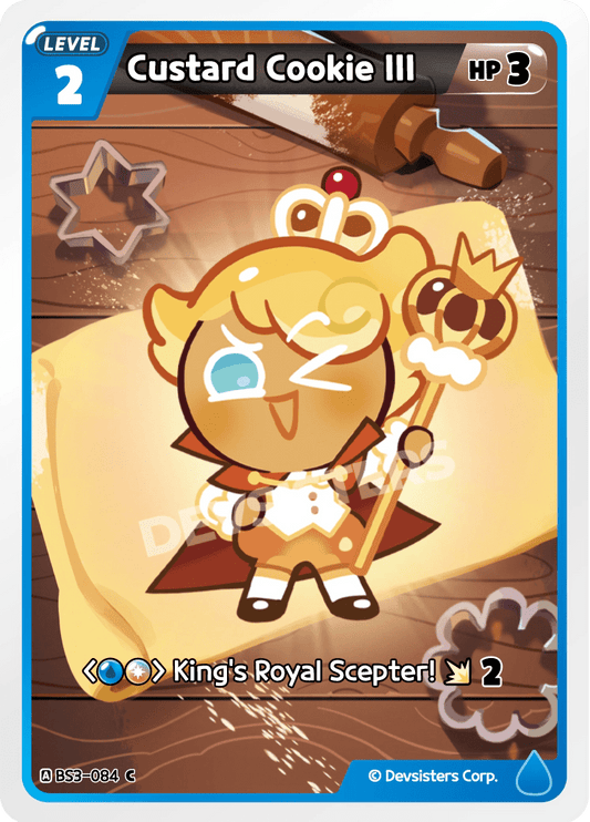 Custard Cookie Iii - [BS3 - 084] (Age of Heroes and Kingdoms - C) Near Mint - Nick Nack's Full Frontal Attack