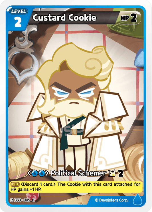 Custard Cookie - [BS3 - 085] (Age of Heroes and Kingdoms - C) Near Mint - Nick Nack's Full Frontal Attack