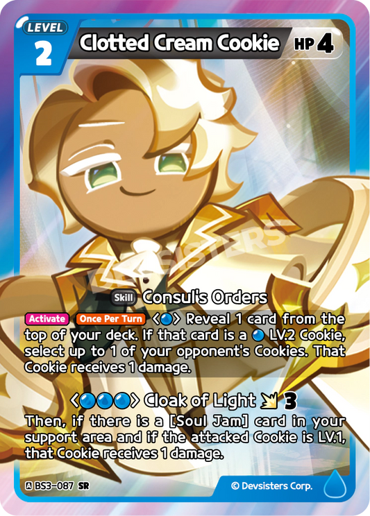 Clotted Cream Cookie - [BS3 - 087] (Age of Heroes and Kingdoms - SR) Near Mint - Nick Nack's Full Frontal Attack
