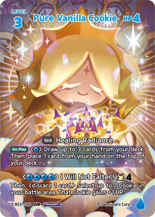 Pure Vanilla Cookie - [BS3 - 088] (Age of Heroes and Kingdoms - SUR) Near Mint - Nick Nack's Full Frontal Attack