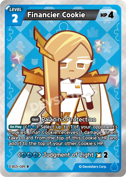 Financier Cookie - [BS3 - 089] (Age of Heroes and Kingdoms - R) Near Mint - Nick Nack's Full Frontal Attack