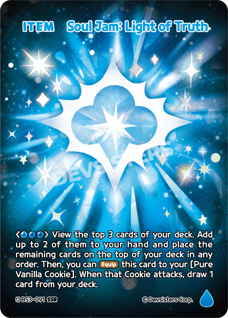 Soul Jam Light of Truth - [BS3 - 091] (Age of Heroes and Kingdoms - SSR) Near Mint - Nick Nack's Full Frontal Attack