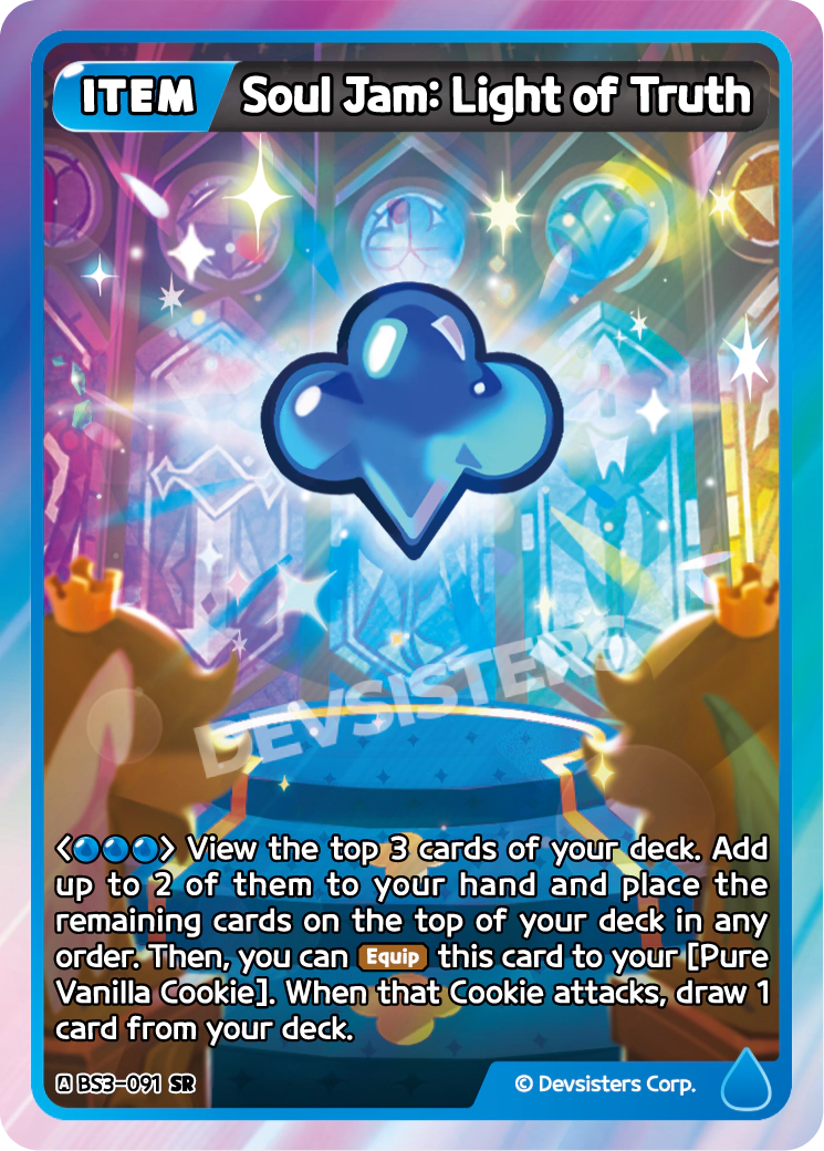 Soul Jam Light of Truth - [BS3 - 091] (Age of Heroes and Kingdoms - SR) Near Mint - Nick Nack's Full Frontal Attack