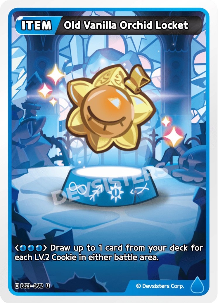 Old Vanilla Orchid Locket - [BS3 - 092] (Age of Heroes and Kingdoms - UC) Near Mint - Nick Nack's Full Frontal Attack
