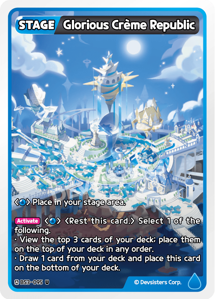 Glorious Creme Republic - [BS3 - 095] (Age of Heroes and Kingdoms - UC) Near Mint - Nick Nack's Full Frontal Attack