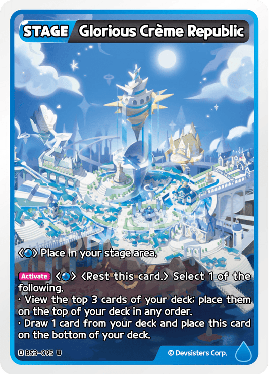 Glorious Creme Republic - [BS3 - 095] (Age of Heroes and Kingdoms - UC) Near Mint - Nick Nack's Full Frontal Attack
