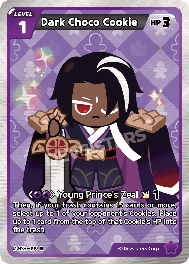 Dark Choco Cookie - [BS3 - 099] (Age of Heroes and Kingdoms - R) Near Mint - Nick Nack's Full Frontal Attack