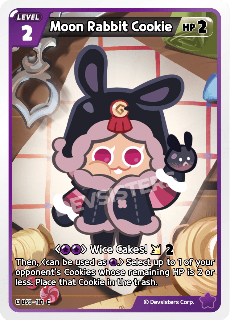Moon Rabbit Cookie - [BS3 - 101] (Age of Heroes and Kingdoms - C) Near Mint - Nick Nack's Full Frontal Attack