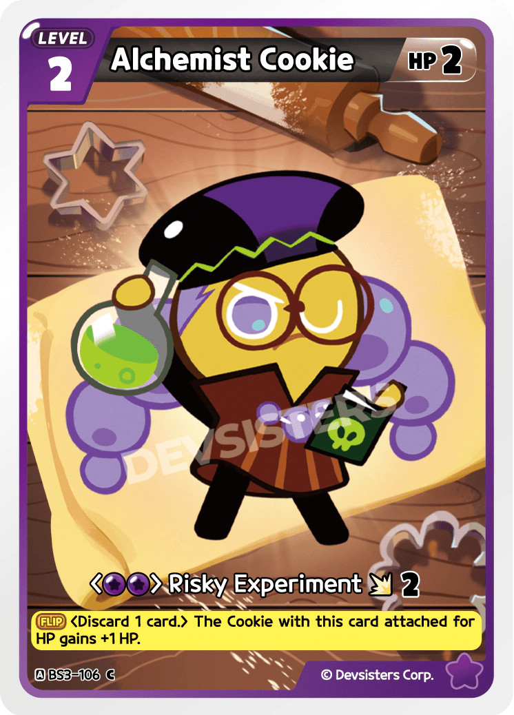 Alchemist Cookie - [BS3 - 106] (Age of Heroes and Kingdoms - C) Near Mint - Nick Nack's Full Frontal Attack