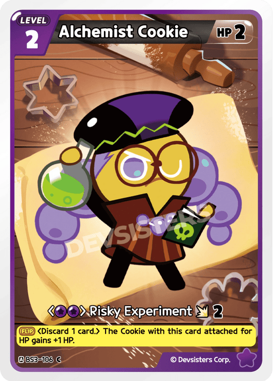 Alchemist Cookie - [BS3 - 106] (Age of Heroes and Kingdoms - C) Near Mint - Nick Nack's Full Frontal Attack