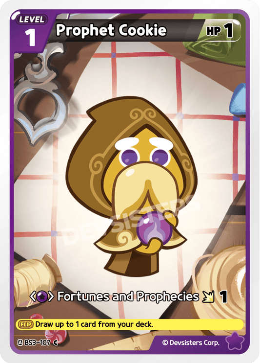 Prophet Cookie - [BS3 - 107] (Age of Heroes and Kingdoms - C) Near Mint - Nick Nack's Full Frontal Attack