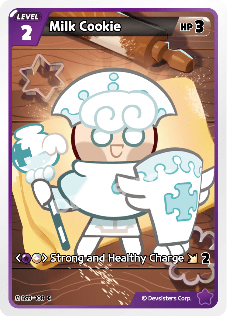 Milk Cookie - [BS3 - 108] (Age of Heroes and Kingdoms - C) Near Mint - Nick Nack's Full Frontal Attack