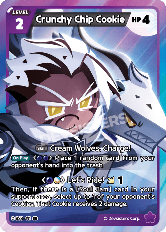 Crunchy Chip Cookie - [BS3 - 111] (Age of Heroes and Kingdoms - SR) Near Mint - Nick Nack's Full Frontal Attack
