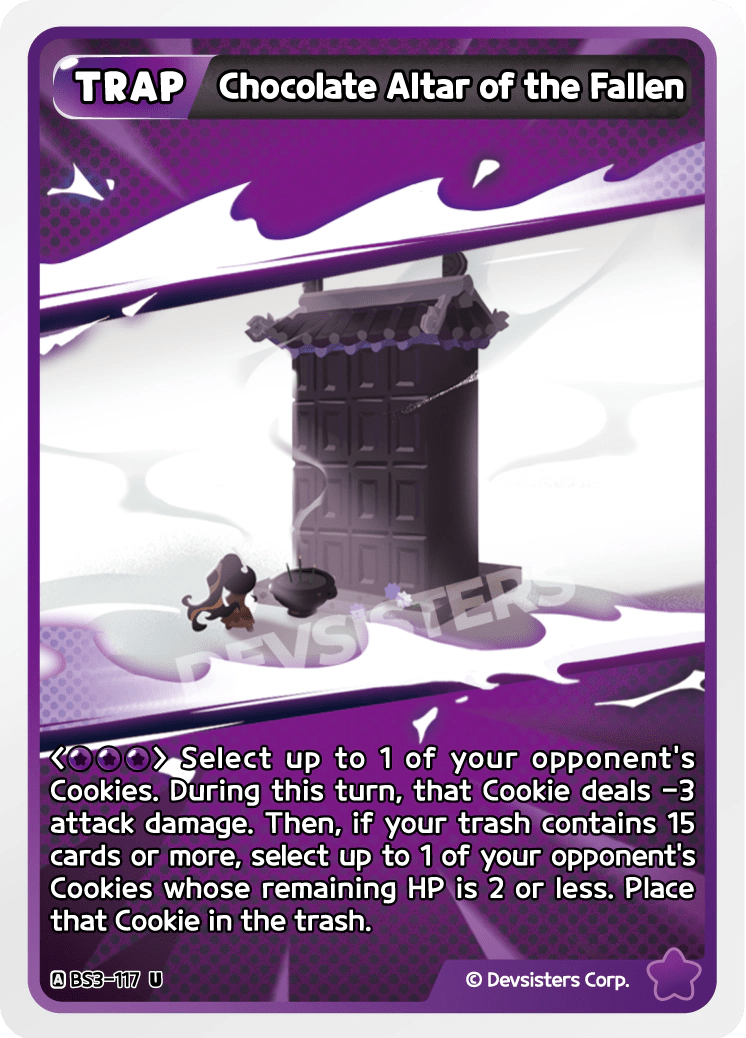 Chocolate Altar of The Fallen - [BS3 - 117] (Age of Heroes and Kingdoms - UC) Near Mint - Nick Nack's Full Frontal Attack