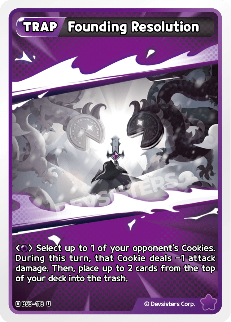 Founding Resolution - [BS3 - 118] (Age of Heroes and Kingdoms - UC) Near Mint - Nick Nack's Full Frontal Attack