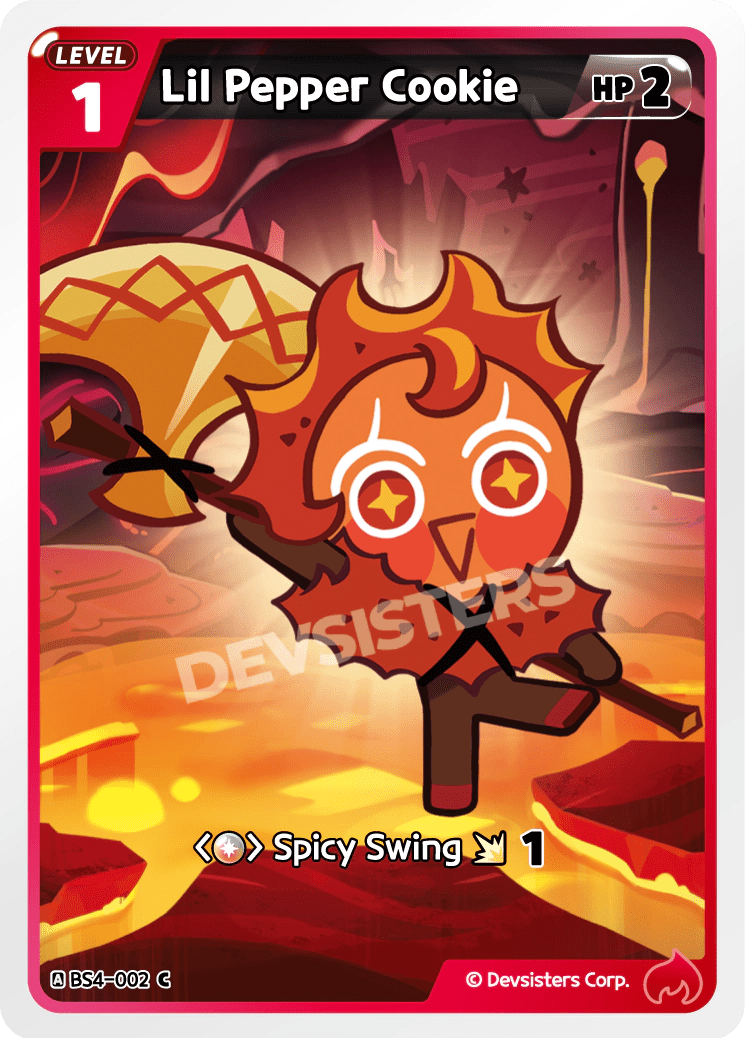 Lil Pepper Cookie - [BS4 - 002] (Age of Heroes and Kingdoms - C) Near Mint - Nick Nack's Full Frontal Attack