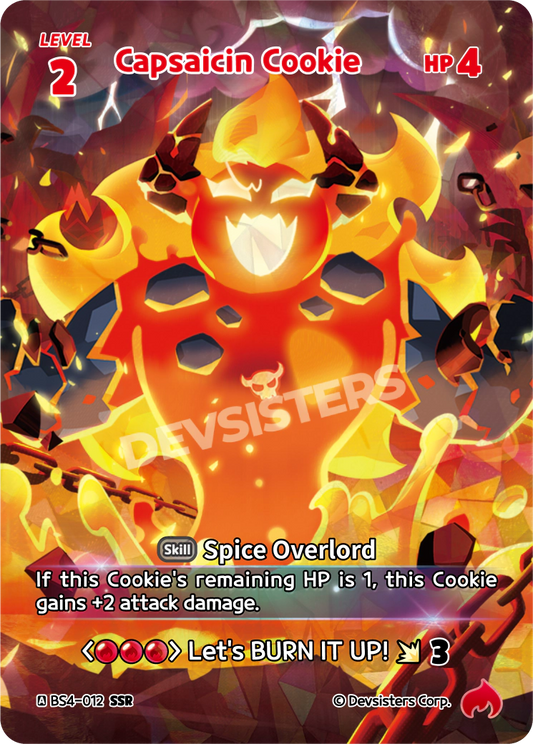 Capsaicin Cookie - [BS4 - 012] (Age of Heroes and Kingdoms - SSR) Near Mint - Nick Nack's Full Frontal Attack