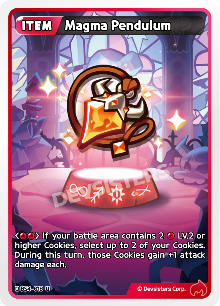 Magma Pendulum - [BS4 - 018] (Age of Heroes and Kingdoms - UC) Near Mint - Nick Nack's Full Frontal Attack