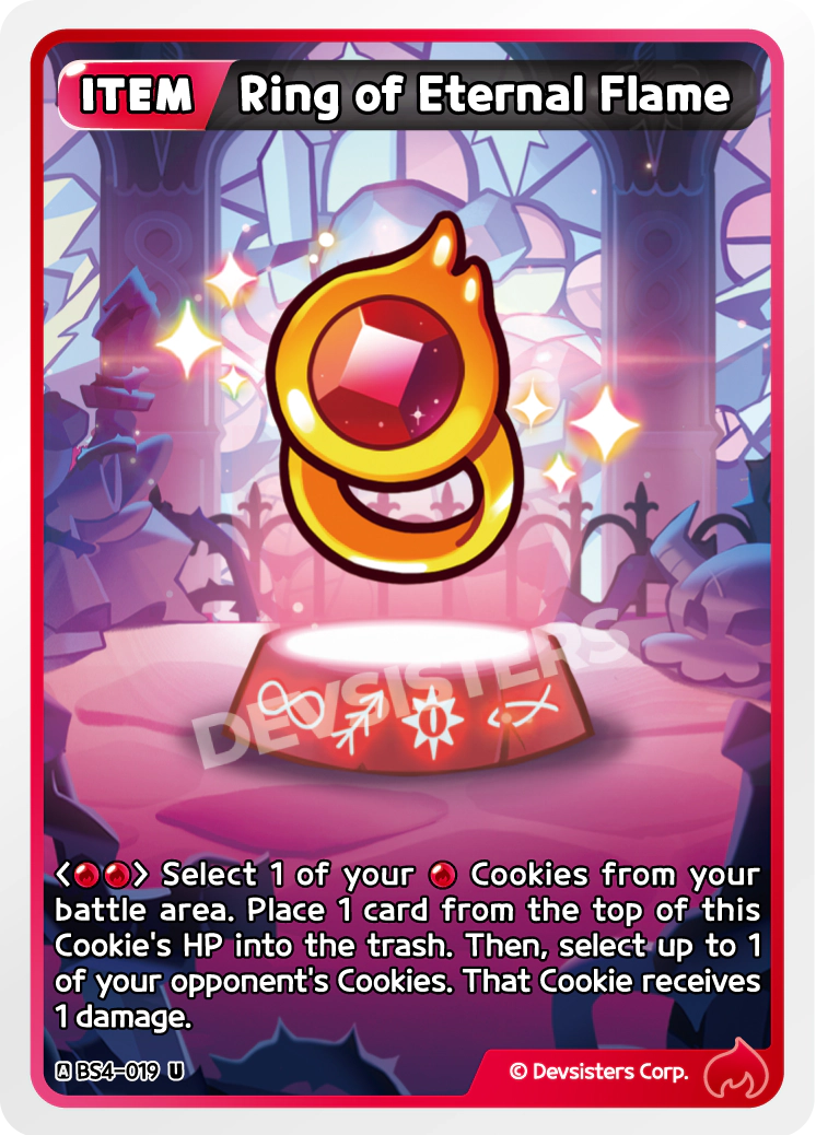 Ring of Eternal Flame - [BS4 - 019] (Age of Heroes and Kingdoms - UC) Near Mint - Nick Nack's Full Frontal Attack