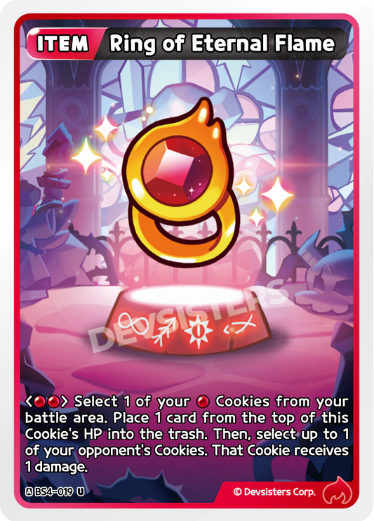 Ring of Eternal Flame - [BS4 - 019] (Age of Heroes and Kingdoms - UC) Near Mint - Nick Nack's Full Frontal Attack