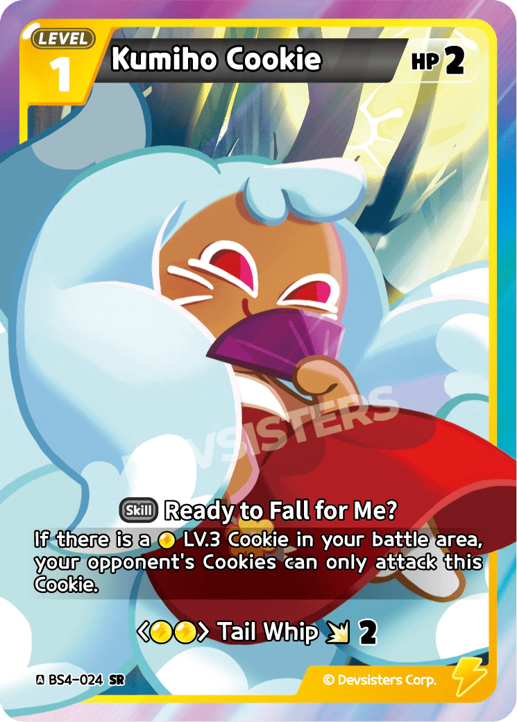 Kumiho Cookie - [BS4 - 024] (Age of Heroes and Kingdoms - SR) Near Mint - Nick Nack's Full Frontal Attack