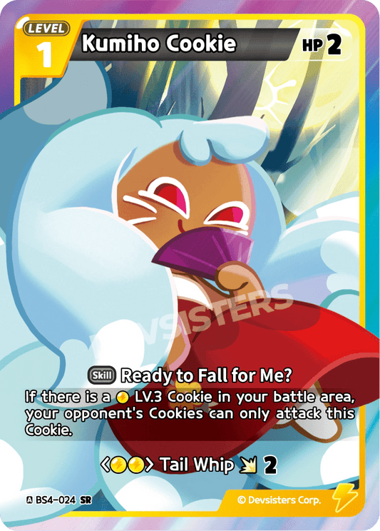 Kumiho Cookie - [BS4 - 024] (Age of Heroes and Kingdoms - SR) Near Mint - Nick Nack's Full Frontal Attack