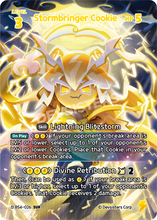 Stormbringer Cookie - [BS4 - 026] (Age of Heroes and Kingdoms - SUR) Near Mint - Nick Nack's Full Frontal Attack