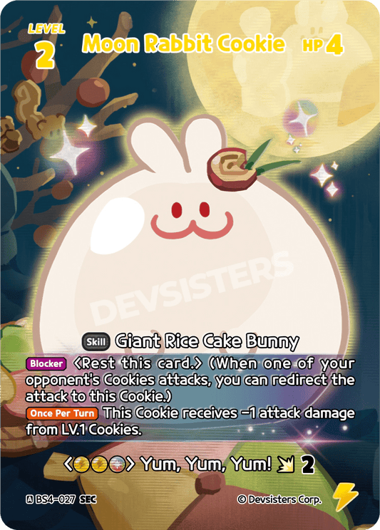 Moon Rabbit Cookie - [BS4 - 027] (Age of Heroes and Kingdoms - SEC) Near Mint - Nick Nack's Full Frontal Attack
