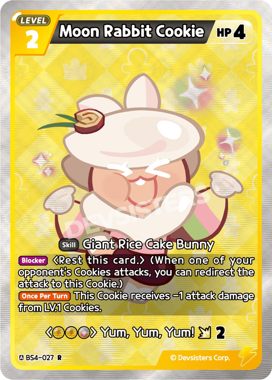 Moon Rabbit Cookie - [BS4 - 027] (Age of Heroes and Kingdoms - R) Near Mint - Nick Nack's Full Frontal Attack