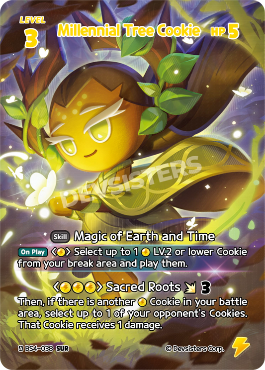 Millennial Tree Cookie - [BS4 - 038] (Age of Heroes and Kingdoms - SUR) Near Mint - Nick Nack's Full Frontal Attack