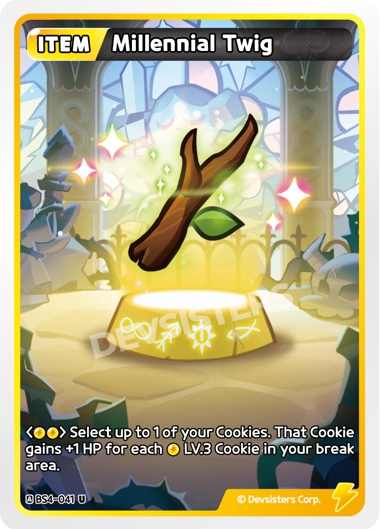Millennial Twig - [BS4 - 041] (Age of Heroes and Kingdoms - UC) Near Mint - Nick Nack's Full Frontal Attack