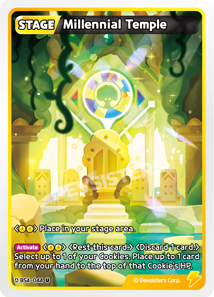 Millennial Temple - [BS4 - 044] (Age of Heroes and Kingdoms - UC) Near Mint - Nick Nack's Full Frontal Attack
