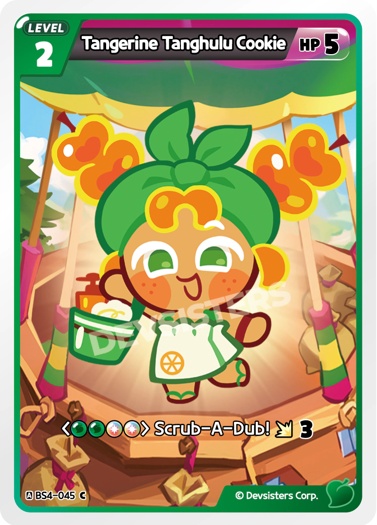 Tangerine Tanghulu Cookie - [BS4 - 045] (Age of Heroes and Kingdoms - C) Near Mint - Nick Nack's Full Frontal Attack