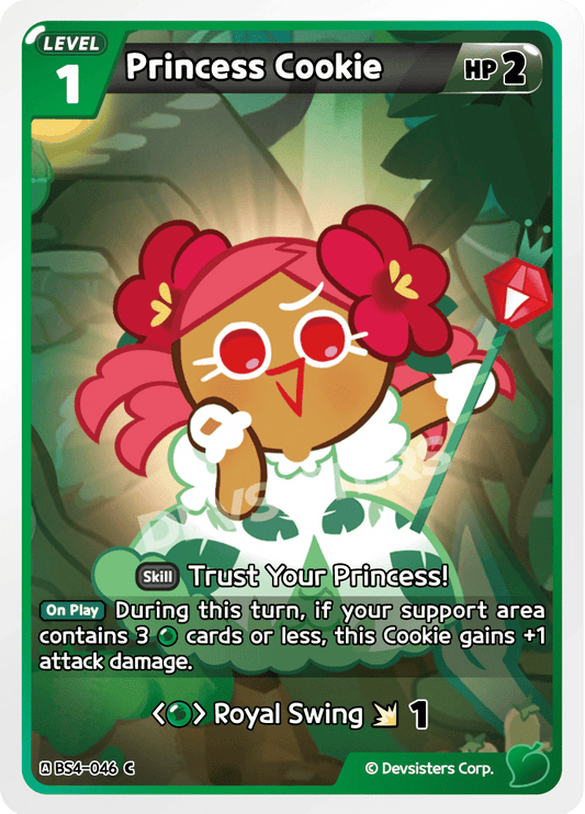Princess Cookie - [BS4 - 046] (Age of Heroes and Kingdoms - C) Near Mint - Nick Nack's Full Frontal Attack