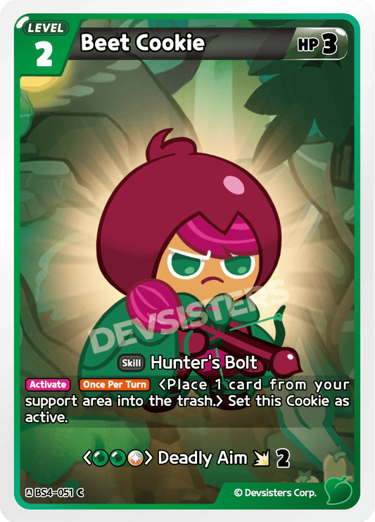 Beet Cookie - [BS4 - 051] (Age of Heroes and Kingdoms - C) Near Mint - Nick Nack's Full Frontal Attack