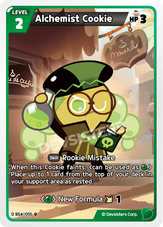 Alchemist Cookie - [BS4 - 055] (Age of Heroes and Kingdoms - UC) Near Mint - Nick Nack's Full Frontal Attack