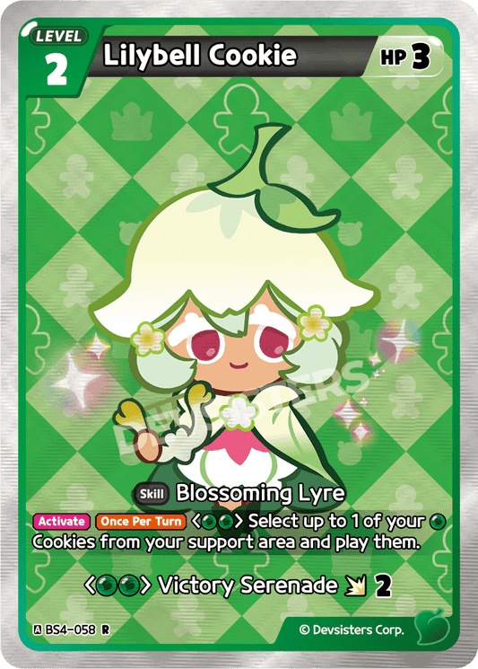 Lilybell Cookie - [BS4 - 058] (Age of Heroes and Kingdoms - R) Near Mint - Nick Nack's Full Frontal Attack
