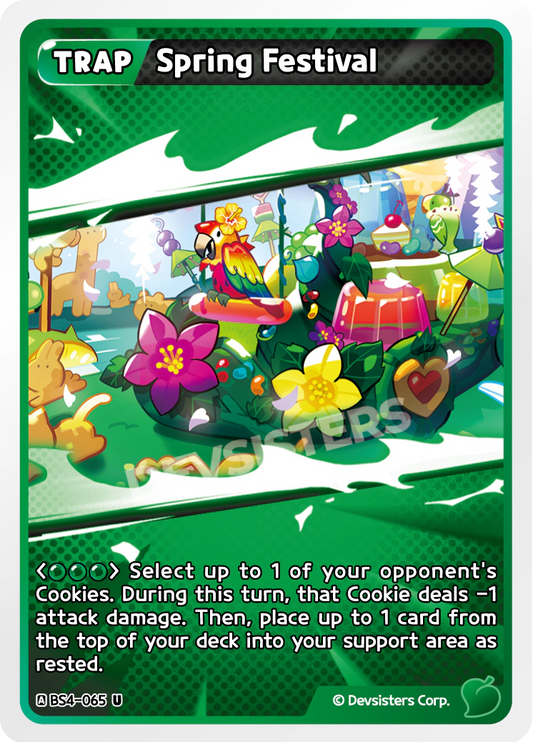 Spring Festival - [BS4 - 065] (Age of Heroes and Kingdoms - UC) Near Mint - Nick Nack's Full Frontal Attack