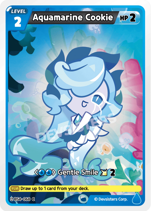 Aquamarine Cookie - [BS4 - 068] (Age of Heroes and Kingdoms - C) Near Mint - Nick Nack's Full Frontal Attack