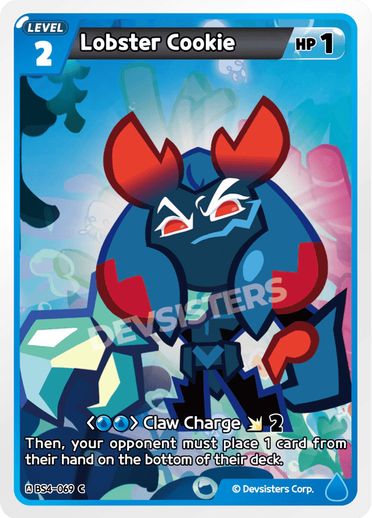 Lobster Cookie - [BS4 - 069] (Age of Heroes and Kingdoms - C) Near Mint - Nick Nack's Full Frontal Attack