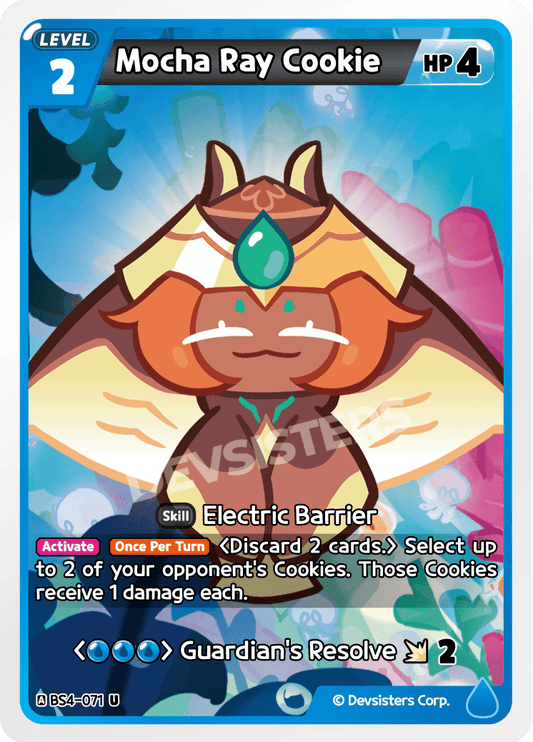 Mocha Ray Cookie - [BS4 - 071] (Age of Heroes and Kingdoms - UC) Near Mint - Nick Nack's Full Frontal Attack