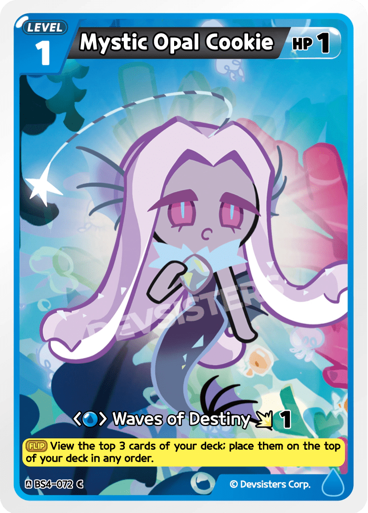 Mystic Opal Cookie - [BS4 - 072] (Age of Heroes and Kingdoms - C) Near Mint - Nick Nack's Full Frontal Attack